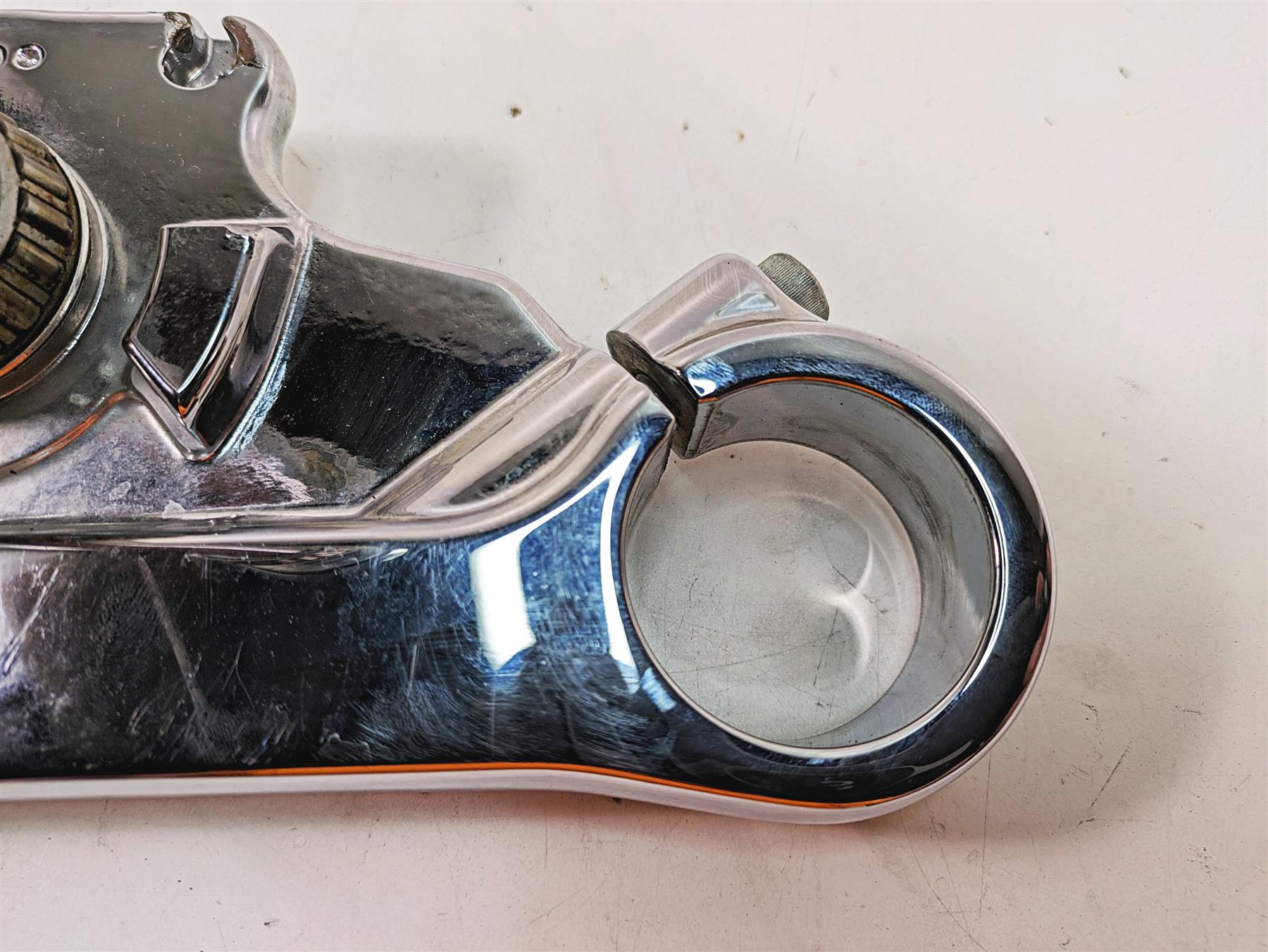 2009 Harley Dyna FXDFSE CVO Fat Bob Lower Triple Tree Clamp 49mm - Read 48782-09 {{ shop.shopifyCountryName }} - Mototech271