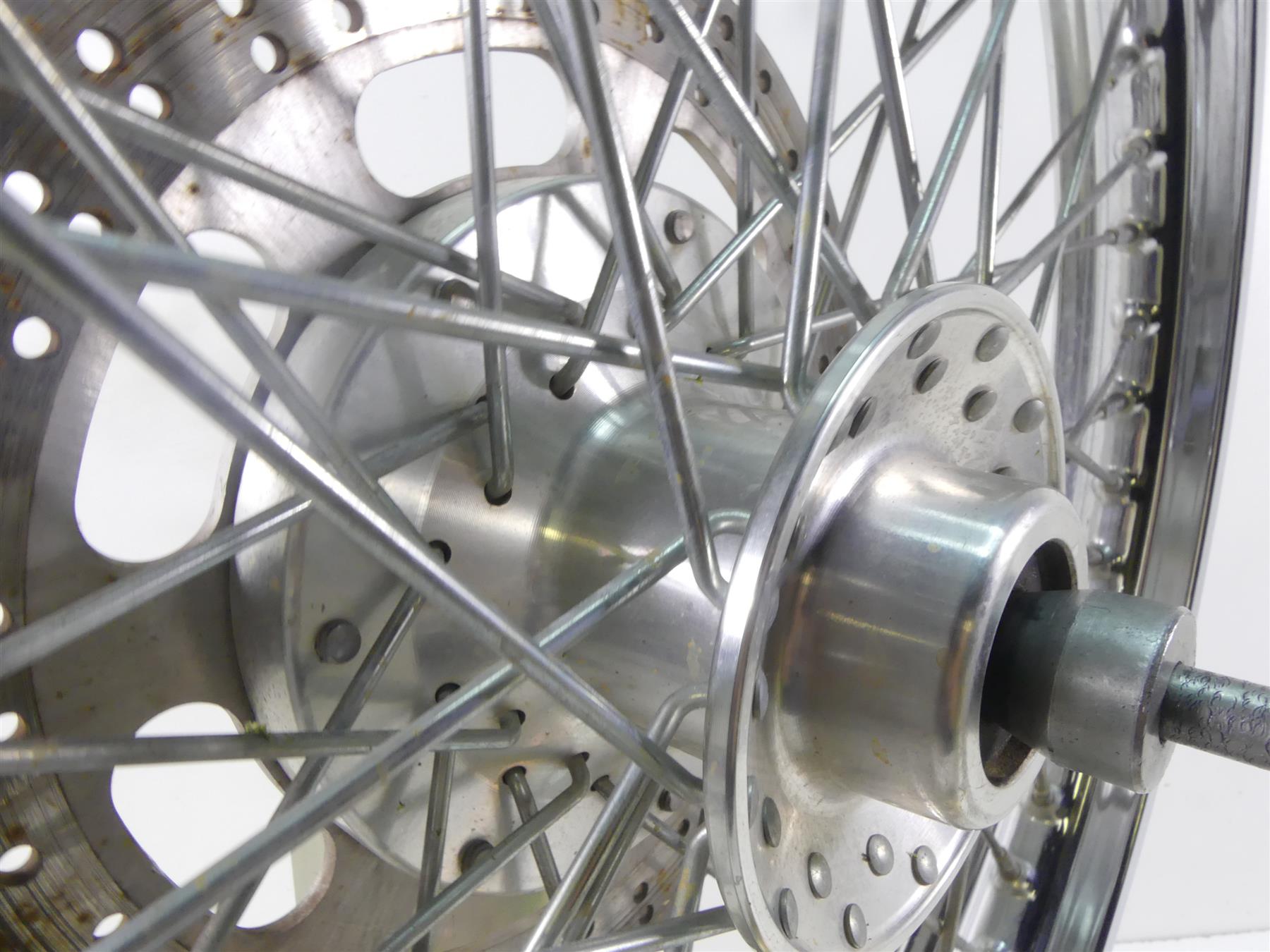 1998 Kawasaki VN800 Vulcan Straight Front Wheel Rim Takasago 21x1.85 41025-0048 {{ shop.shopifyCountryName }} - Mototech271