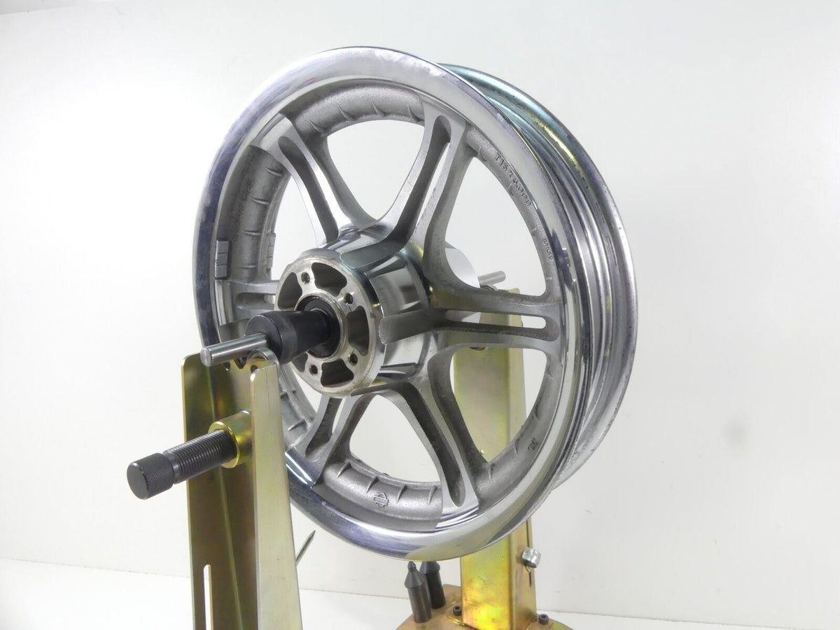 2006 Harley Touring FLHTCU SE CVO Straight Front Wheel Rim 16x3 43920-02 {{ shop.shopifyCountryName }} - Mototech271