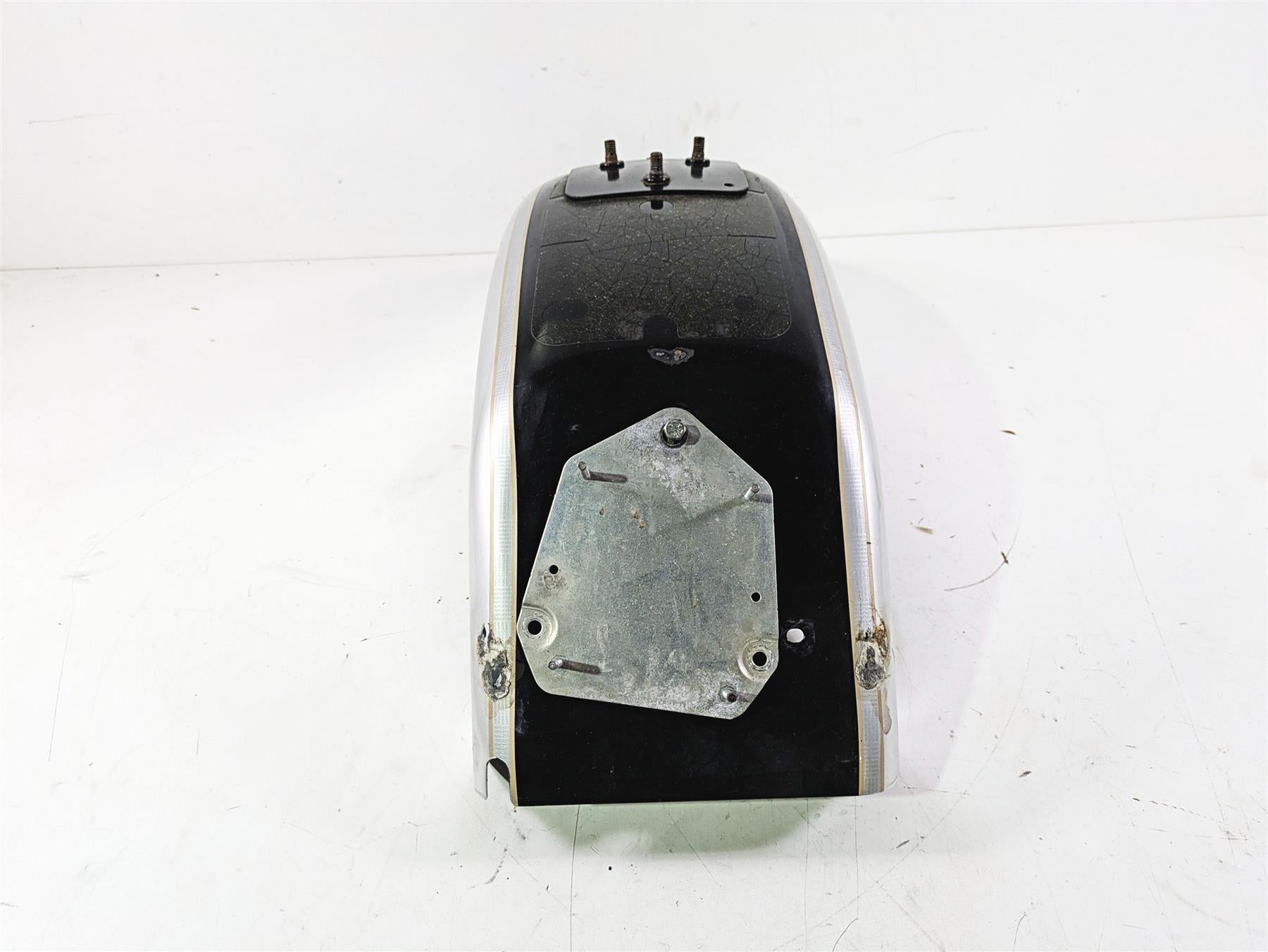 2003 Harley Softail FXSTDI Deuce 100th Rear Fender Sterling Silver 59759-00 {{ shop.shopifyCountryName }} - Mototech271