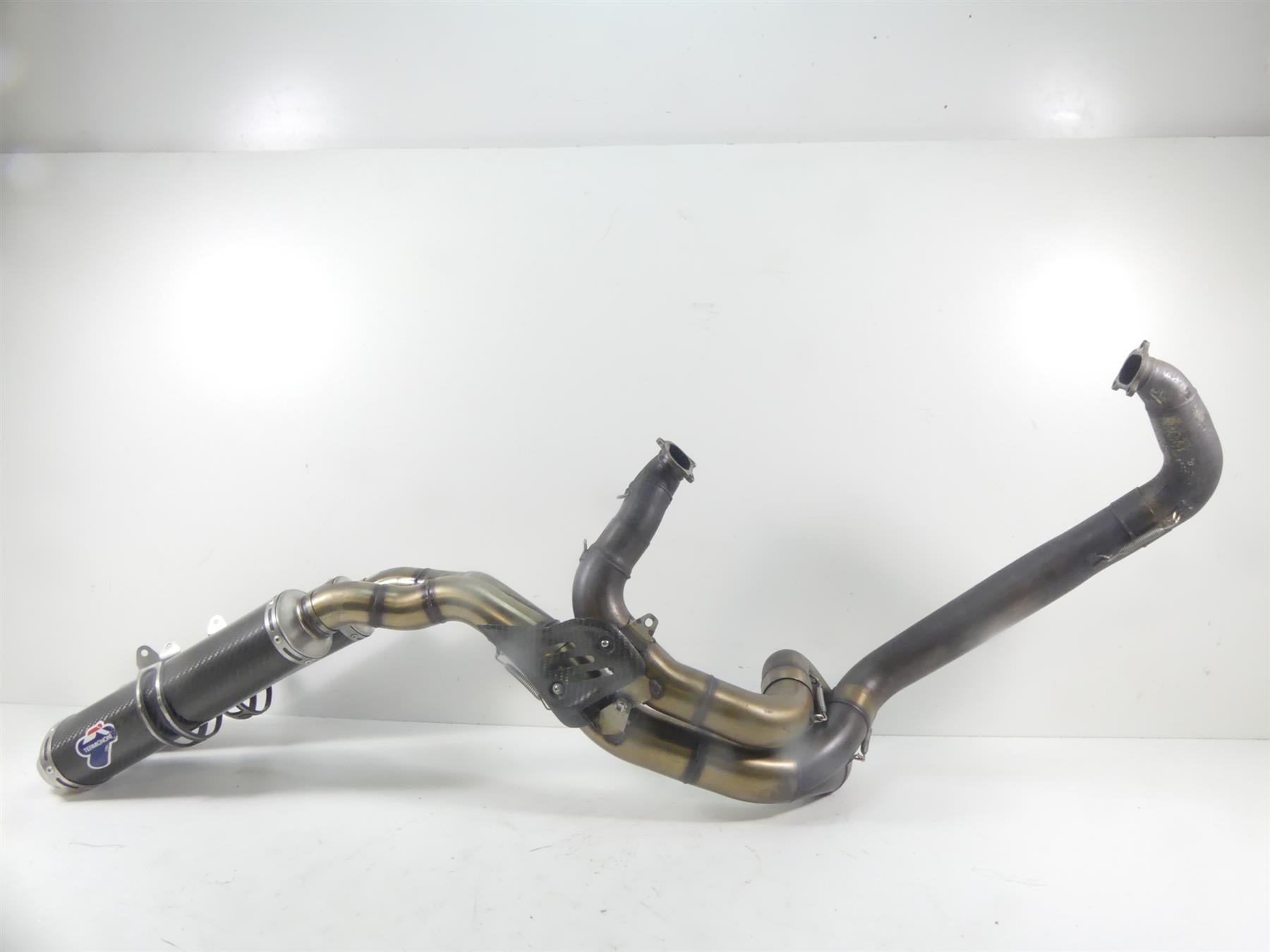 2008 Ducati 1098 S Termignoni Full 70mm Header Pipe Exhaust System 96117807B {{ shop.shopifyCountryName }} - Mototech271
