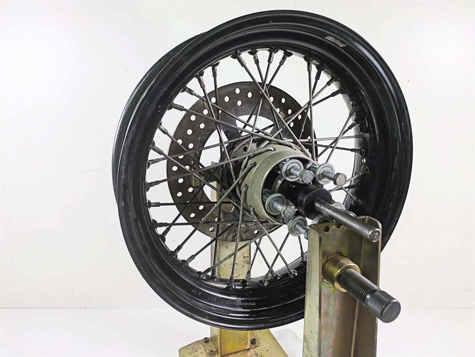2010 Harley Dyna FXDB Street Bob 17x4.5 Rear Wheel Spoke Rim - Runout 41430-09A {{ shop.shopifyCountryName }} - Mototech271