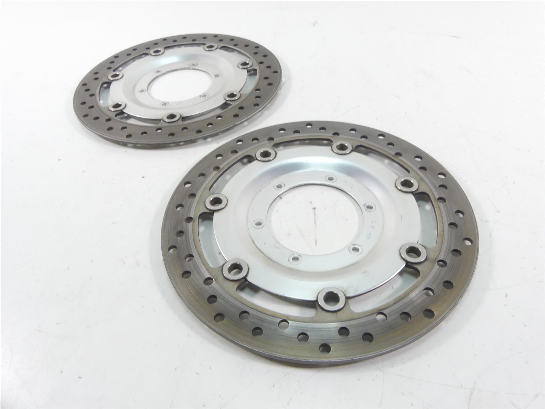 2008 Honda V-Twin VTX1800 N3 Front Brake Rotor Disc Set 45120-MCH-003 {{ shop.shopifyCountryName }} - Mototech271