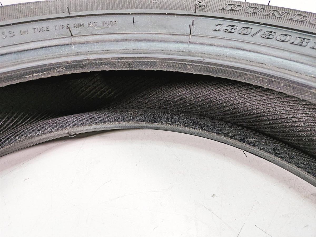 Used Front Motorcycle Harley Tire Dunlop D408F 130/80B17 DOT5121 627505 {{ shop.shopifyCountryName }} - Mototech271