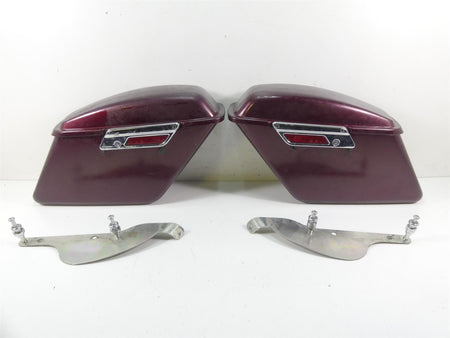 2015 Harley FLD Dyna Switchback Left Right Saddle Bag Saddlebag Set 90200019BDK {{ shop.shopifyCountryName }} - Mototech271