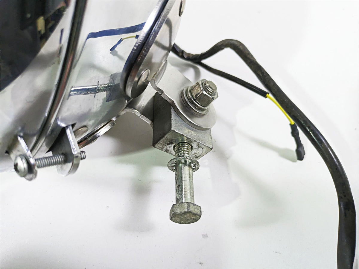 2008 Harley FLSTC Softail Heritage Led Headlight Lamp & Bracket 69748-05B {{ shop.shopifyCountryName }} - Mototech271