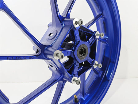 2025 Yamaha YZF R7 Straight Front Blue Wheel Rim 17x3.5 2DR-25168-00 {{ shop.shopifyCountryName }} - Mototech271