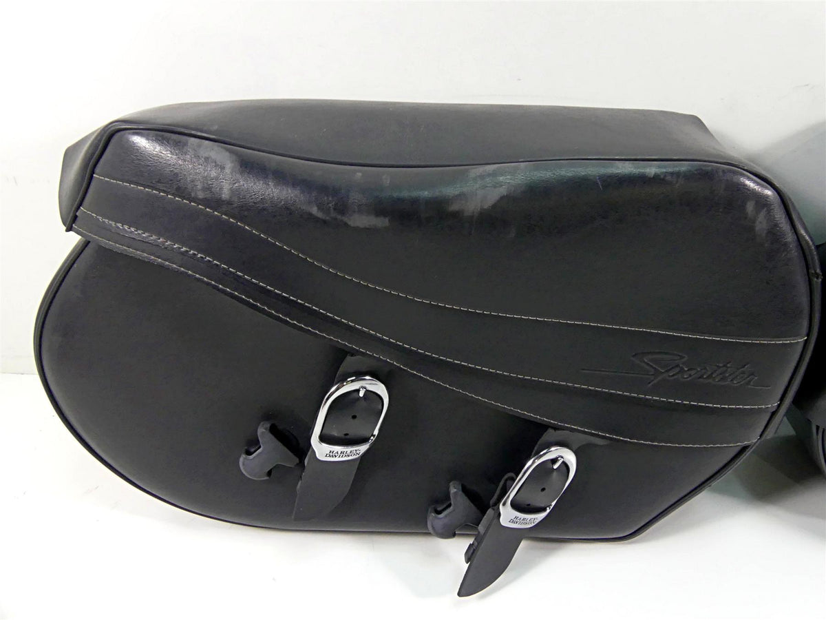 2005 Harley Sportster XL1200 C Saddlebag Saddle Bag Set 90193-08 90164-08 {{ shop.shopifyCountryName }} - Mototech271