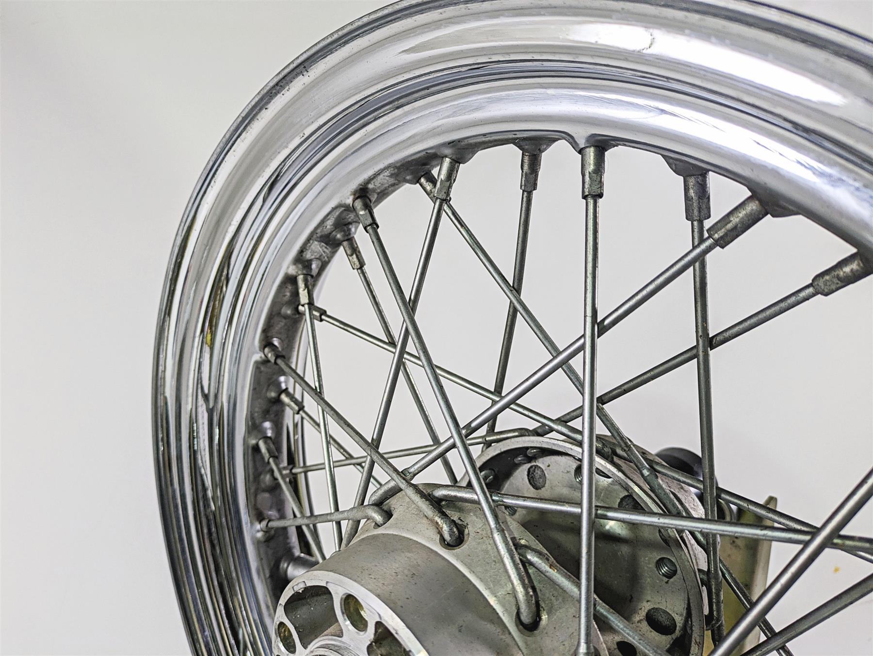 2003 Harley FLSTC Softail Heritage 100th Rear Wheel Rim 15x3 -READ 40700-05A {{ shop.shopifyCountryName }} - Mototech271