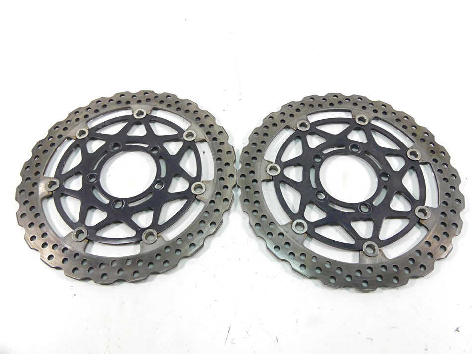 2010 Kawasaki ZX1400 ZX14 R Ninja Front Brake Rotor Disc Set 41080-0102-5C {{ shop.shopifyCountryName }} - Mototech271