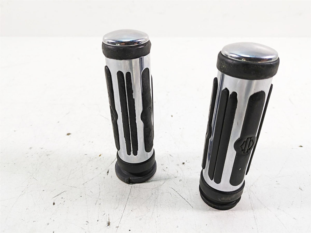 2008 Harley FLHTCU Electra Glide Oem Chrome Rubber Hand Grip Set 56246-08 {{ shop.shopifyCountryName }} - Mototech271