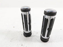 Load image into Gallery viewer, 2008 Harley FLHTCU Electra Glide Oem Chrome Rubber Hand Grip Set 56246-08 | Mototech271
