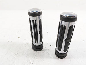 2008 Harley FLHTCU Electra Glide Oem Chrome Rubber Hand Grip Set 56246-08 | Mototech271