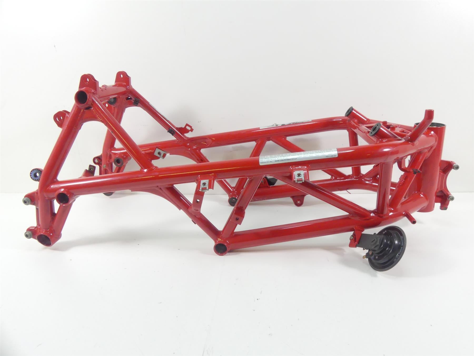 2008 Ducati 1098 S Straight Red Main Frame Chassis - Slvg 47011871BA