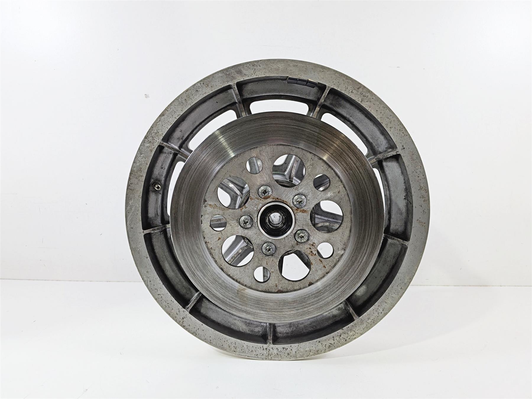 1995 Harley XL883 Sportster Hugger 9 Spoke Rear Wheel Rim 16x3 41015-86 {{ shop.shopifyCountryName }} - Mototech271