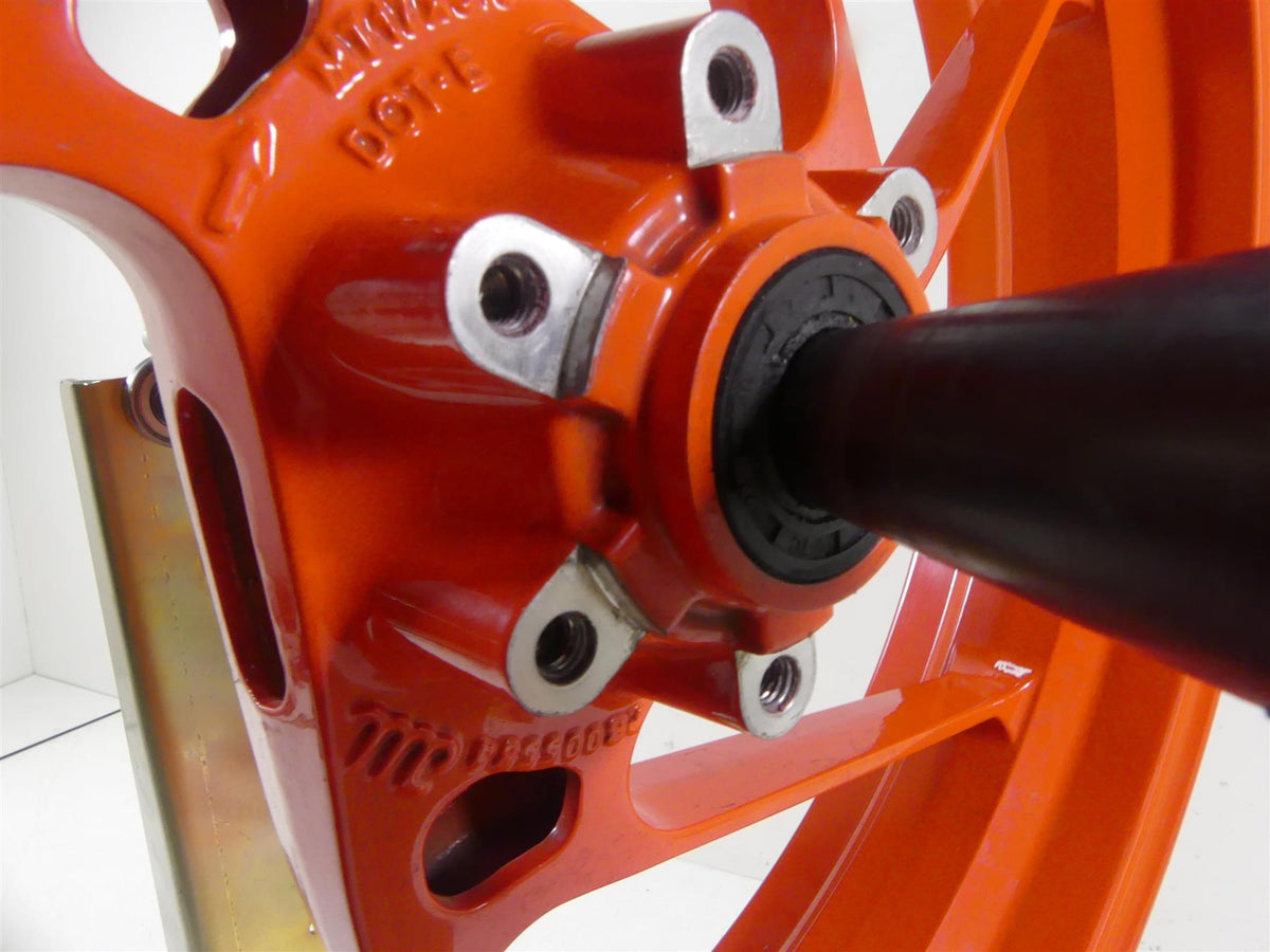2021 Aprilia RS 660 Straight Red 17x3.5 Front Wheel Rim 2B005585 {{ shop.shopifyCountryName }} - Mototech271