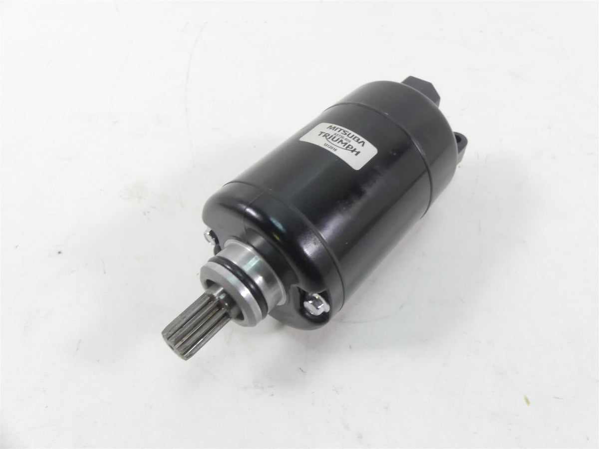 2020 Triumph Speed Triple RS 1050 Mitsuba Engine Starter Motor -Tested T1312016 {{ shop.shopifyCountryName }} - Mototech271
