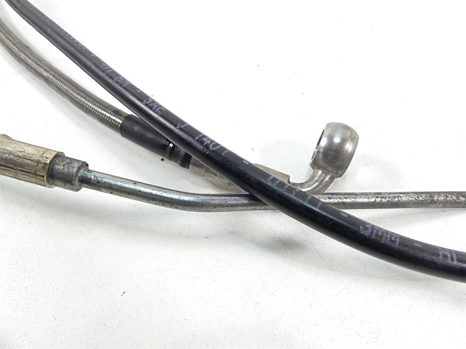 2012 Ducati Monster 1100 EVO Front Abs Brake Line Hose Set 61840942A 61841102A {{ shop.shopifyCountryName }} - Mototech271