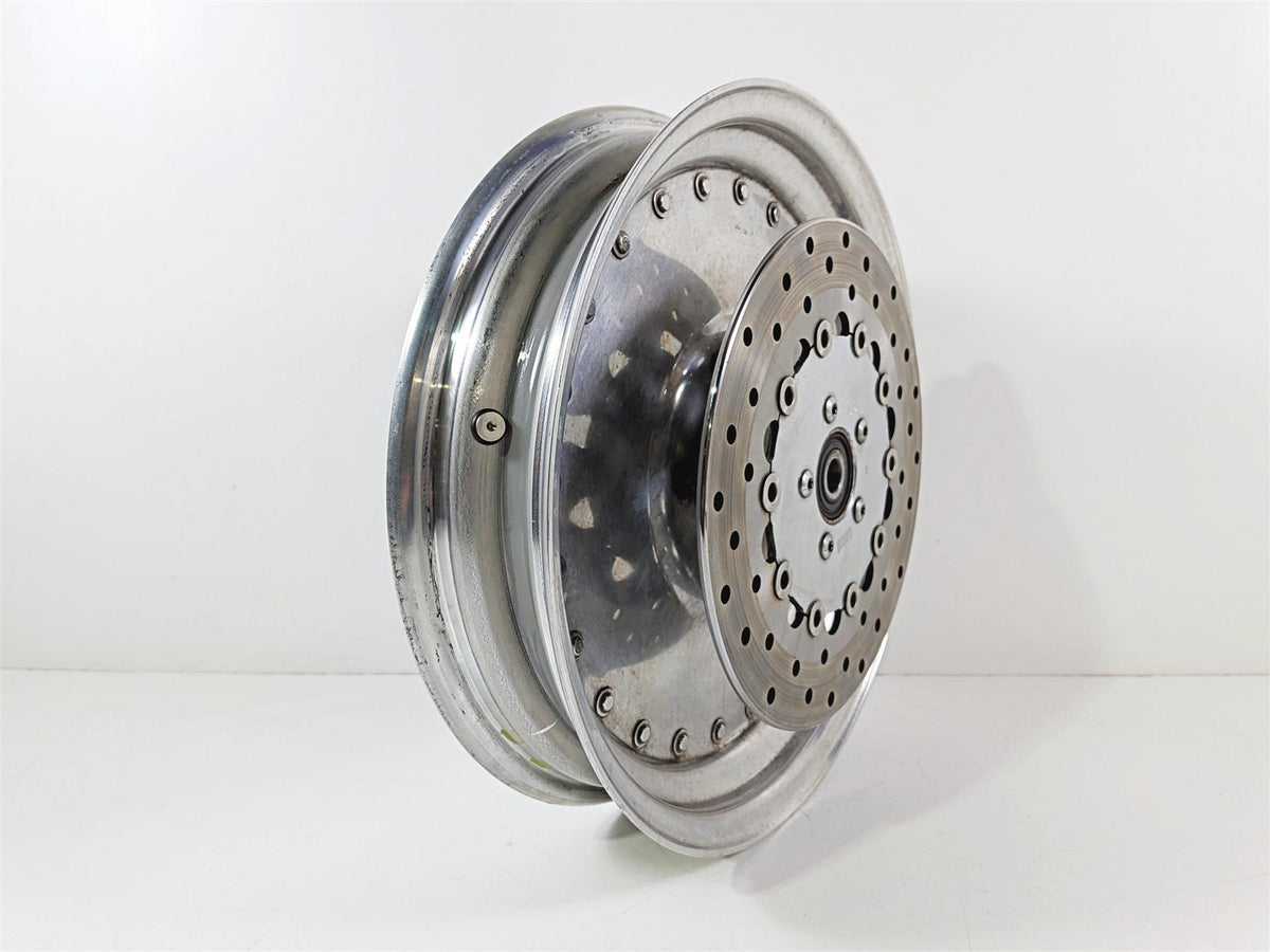 2005 Harley Softail FLSTFSE CVO Fat Boy Front Wheel Rim Solid 16x3 41312-04-Mototech271
