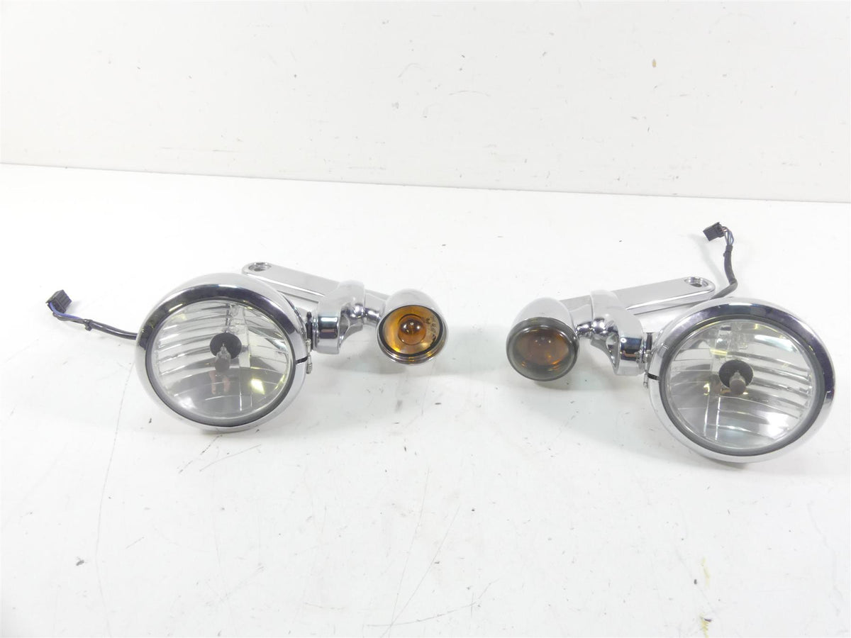 2007 Harley FLHTCU SE2 CVO Electra Glide Front Spot Light Blinker Set 69548-06 {{ shop.shopifyCountryName }} - Mototech271