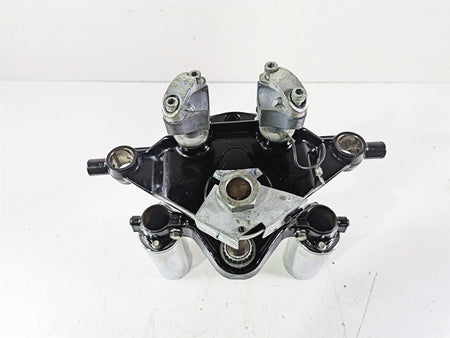 2007 Harley Touring FLHTCU SE CVO E-Glide Upper Lower Triple Tree Set 45446-87A {{ shop.shopifyCountryName }} - Mototech271