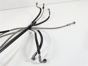 2016 Zero Motorcycles S 9.8 Front Rear Abs Brake Line Hose Set 25-07825