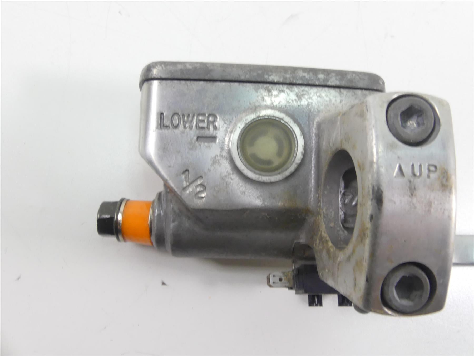 1998 Honda Shadow VT1100T Front Brake Master Cylinder 1/2" +Lever 45510-MAH-305 {{ shop.shopifyCountryName }} - Mototech271