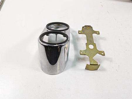 2000 Harley Dyna FXDL Low Rider Chrome Gauges Speedo Tacho Housing 67185-95 {{ shop.shopifyCountryName }} - Mototech271