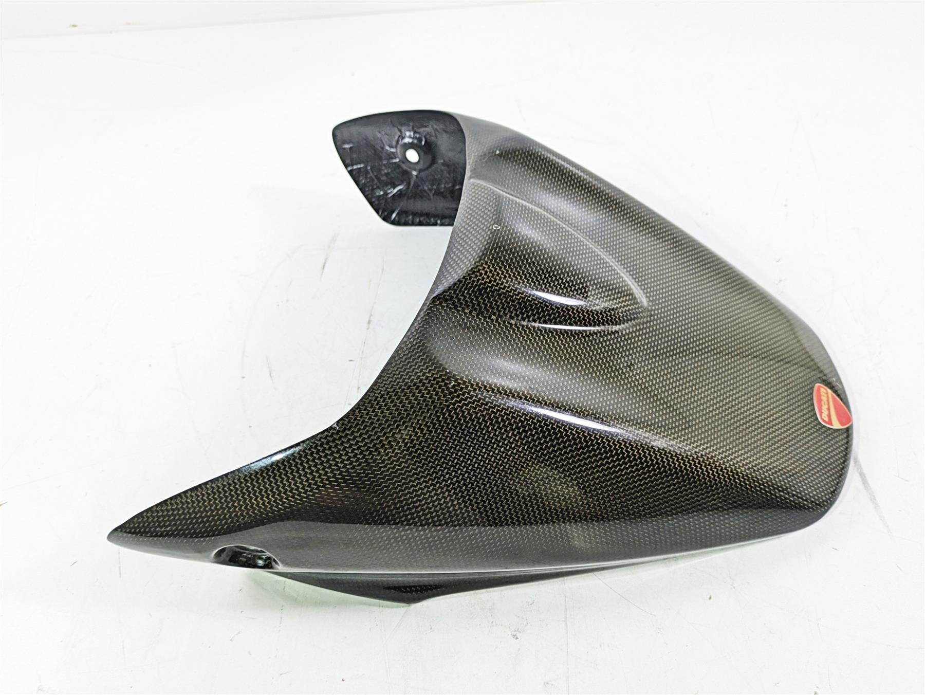 2009 Ducati Monster 1100 S Carbon Fiber Rear Passenger Seat Cover Cowl 151031 {{ shop.shopifyCountryName }} - Mototech271