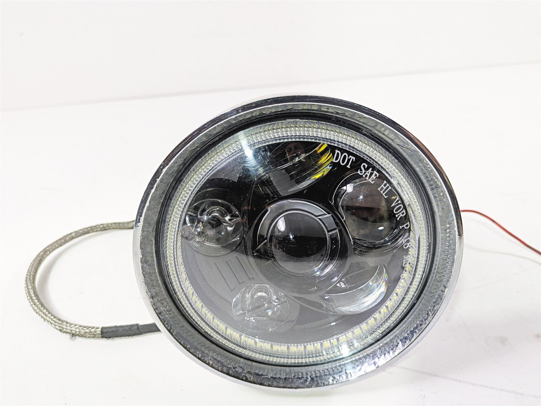 2002 Big Dog Pitbull Headlight Head Light Lamp & Mount 173-000010-01 {{ shop.shopifyCountryName }} - Mototech271