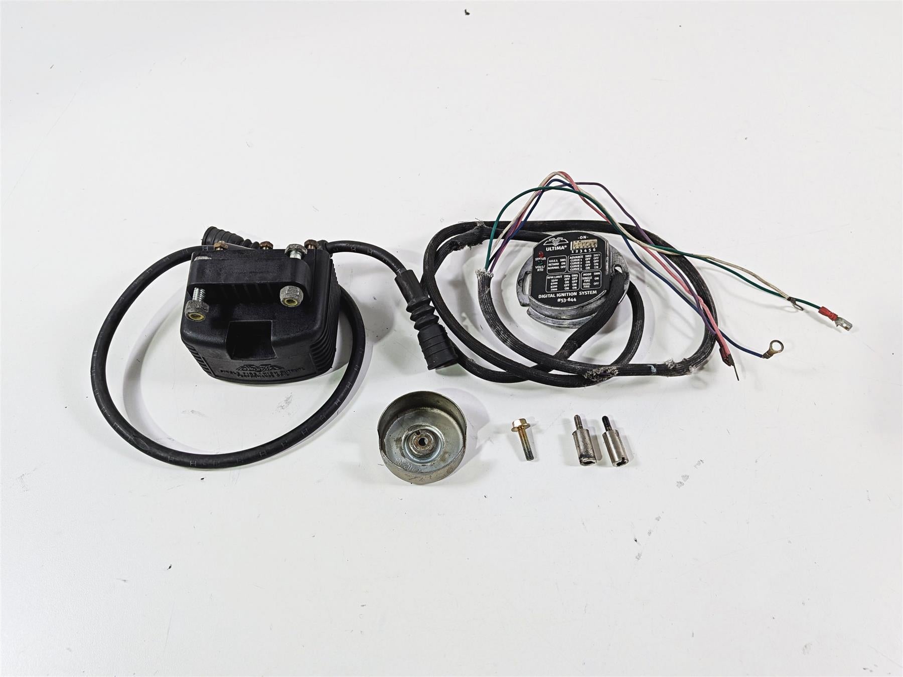 1993 Harley Touring FLHTCU 80ci Evo Ultima Single Fire Ignition Coil Set 53-644 {{ shop.shopifyCountryName }} - Mototech271