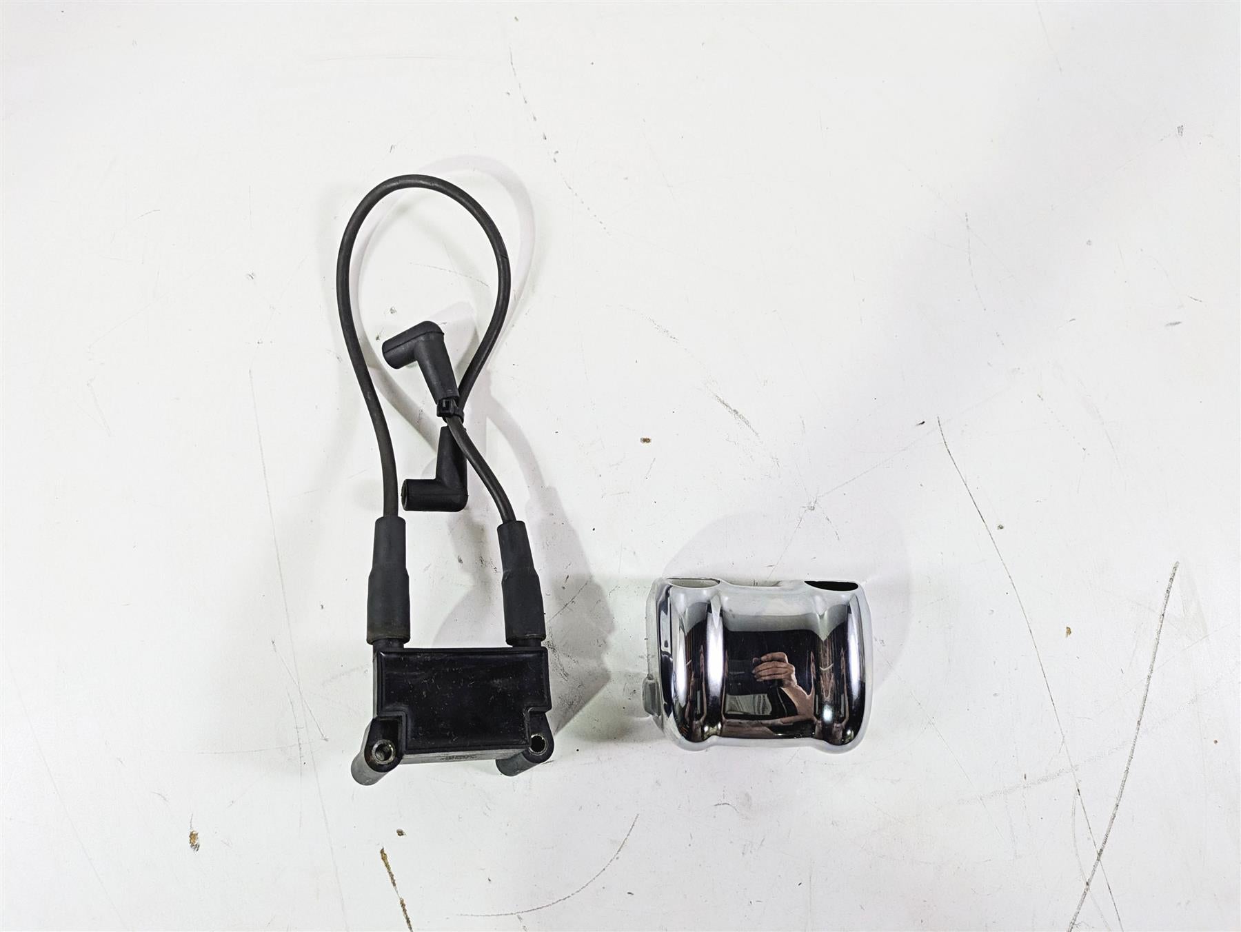 2008 Harley FLSTC 105TH Softail Heritage Ignition Coil Wires Plugs 31696-07A {{ shop.shopifyCountryName }} - Mototech271