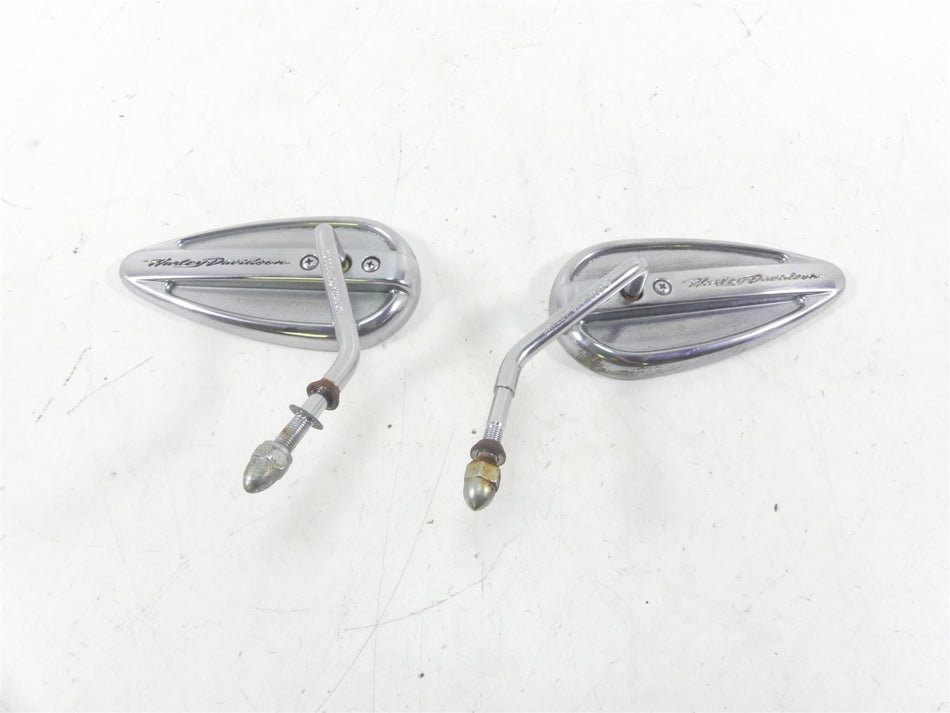 2002 Harley Softail FXSTDI Deuce Rear View Mirror Teardrop Set 91968-98 {{ shop.shopifyCountryName }} - Mototech271