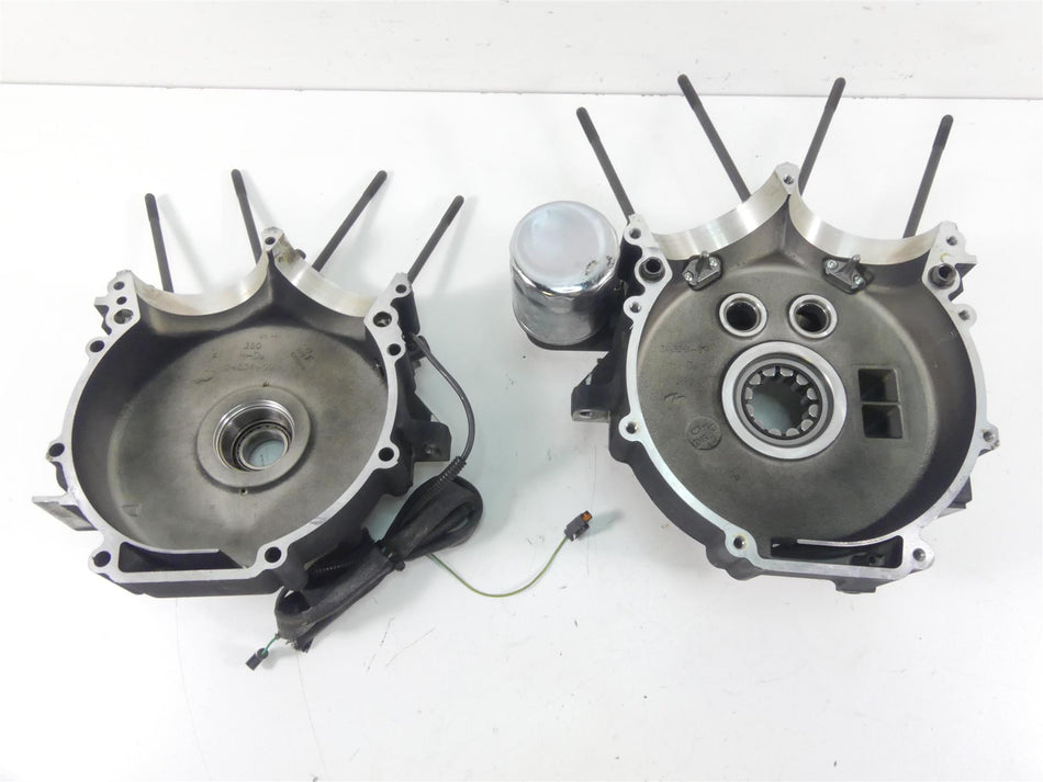 2002 Harley Touring FLHRCI Road King Crankcase Engine Crank Case Set 24597-99 {{ shop.shopifyCountryName }} - Mototech271