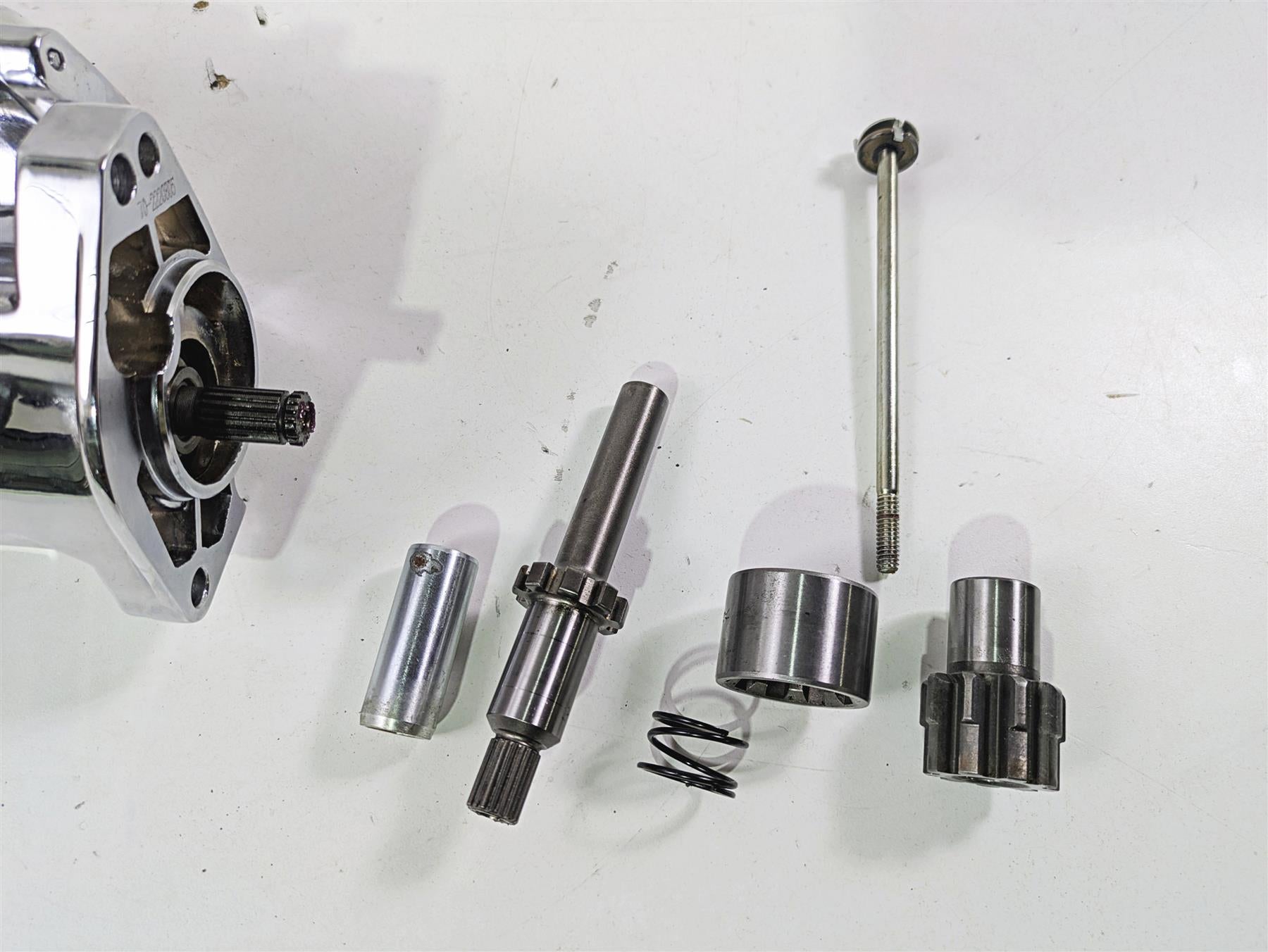 2008 Ultima Motorcycles Fat Bastard Chrome Engine Starter Motor 70-2220805 {{ shop.shopifyCountryName }} - Mototech271