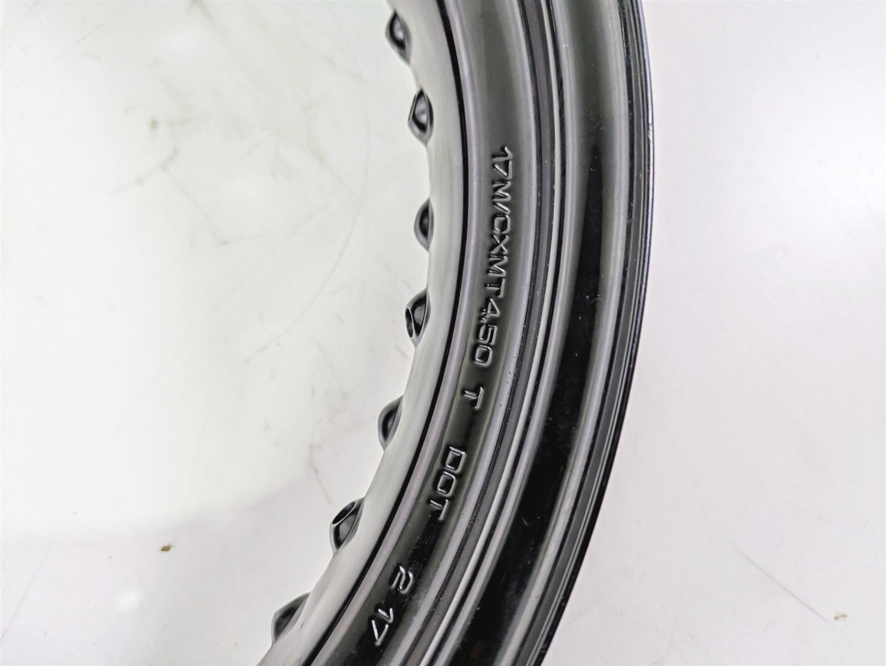 2017 Harley Dyna FXDB Street Bob 17x4.5 Straight Rear Wheel Rim 41430-09A {{ shop.shopifyCountryName }} - Mototech271