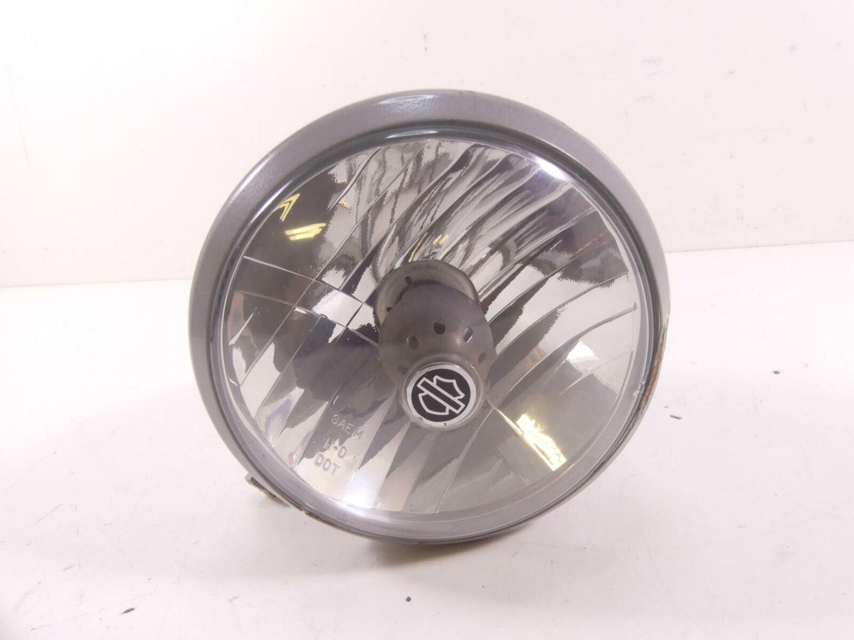 2009 Harley FXCW Softail Rocker Headlight Head Light Lamp & Mount - Dent 69453-0 {{ shop.shopifyCountryName }} - Mototech271