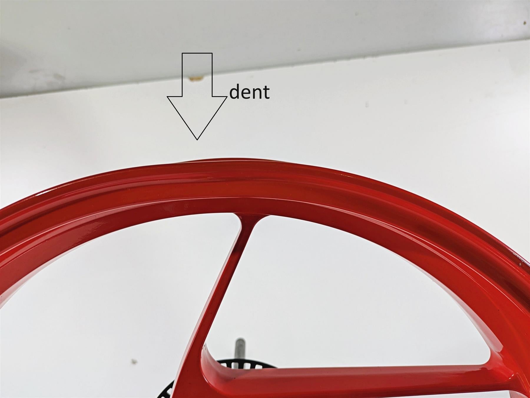 2021 Aprilia RS660 Front Wheel Rim 17x3.5 - Dent 2B005585 {{ shop.shopifyCountryName }} - Mototech271