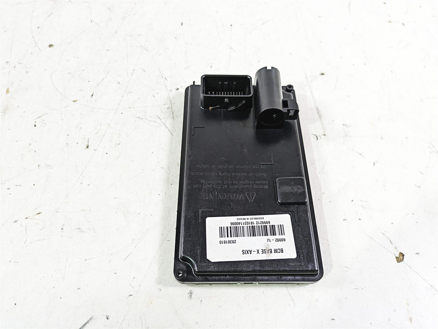 2013 Harley FXDWG Dyna Wide Glide Bcm Body Control Module X-Axis 69992-12 {{ shop.shopifyCountryName }} - Mototech271