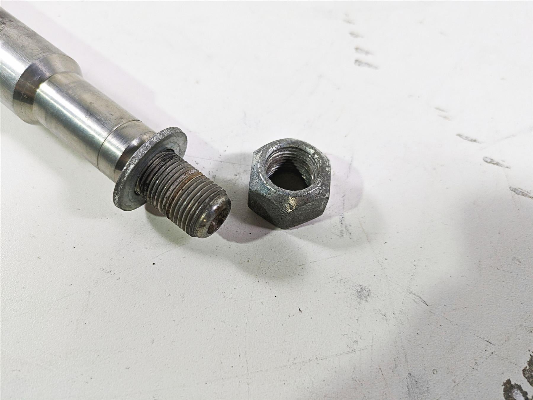 2008 Harley FLSTC Softail Heritage Front Axle Wheel Spindle 25mm 41545-07A {{ shop.shopifyCountryName }} - Mototech271