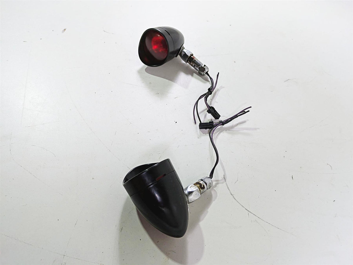 2008 Harley FLSTSB Cross Bones Rear Bullet Turn Signal Set - Read 69934-08 {{ shop.shopifyCountryName }} - Mototech271