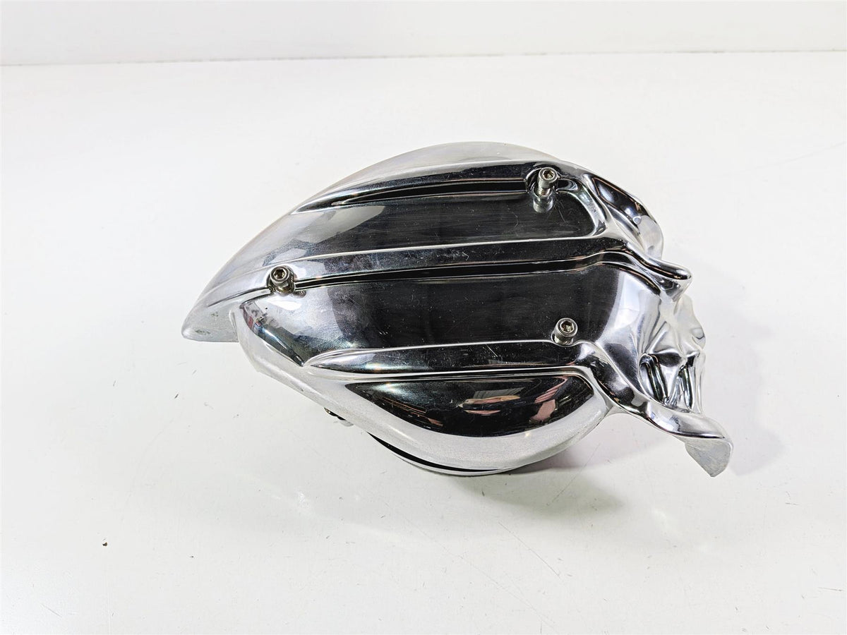 2005 Harley Softail FLSTFSE CVO Fat Boy Kuryakyn Chrome Skull Air Cleaner 950274-Mototech271