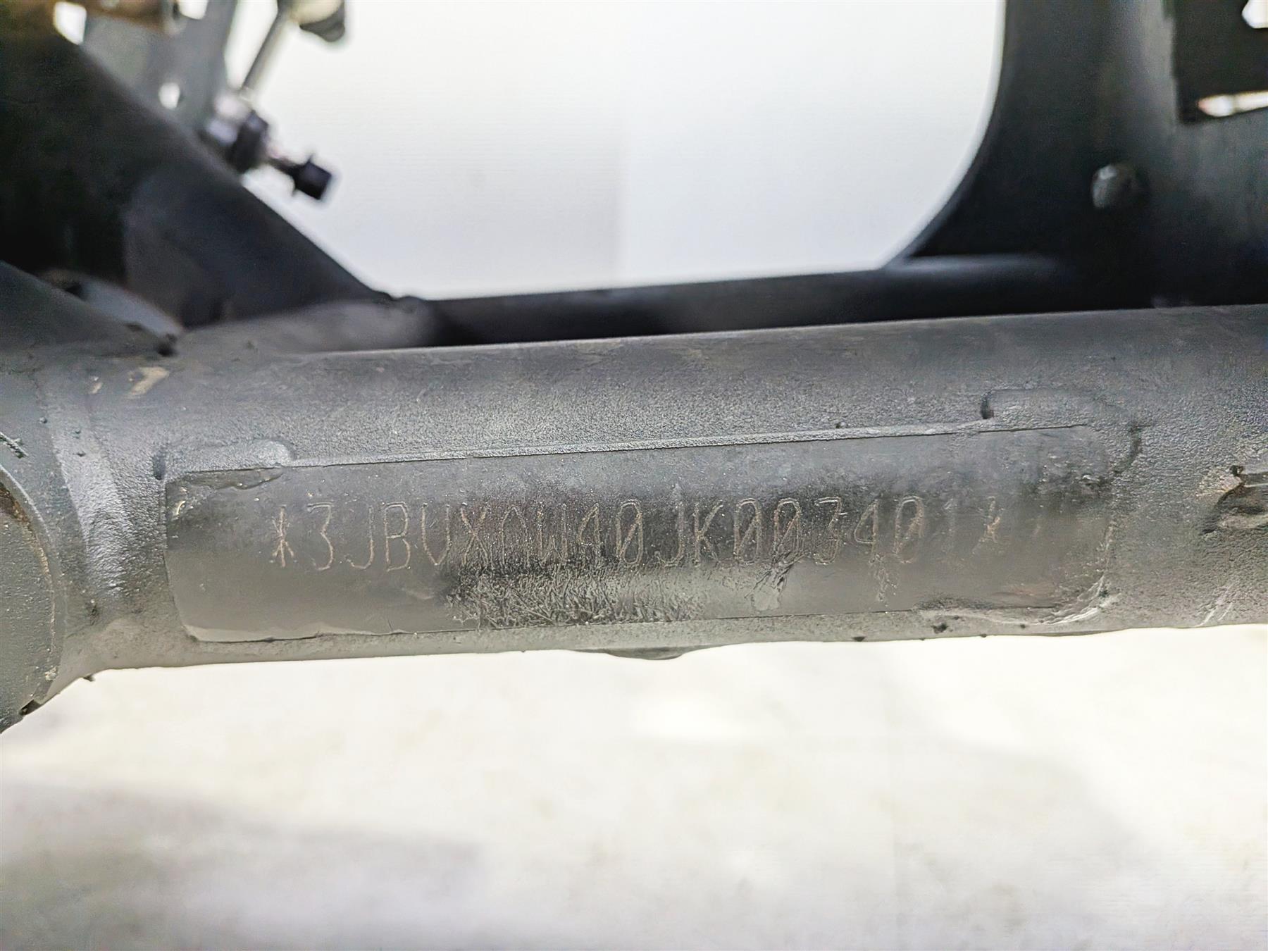 2018 Can Am Maverick X3 XRS Turbo R Bent Main Frame Chassis Arizona Salvage Title 715004465-Mototech271