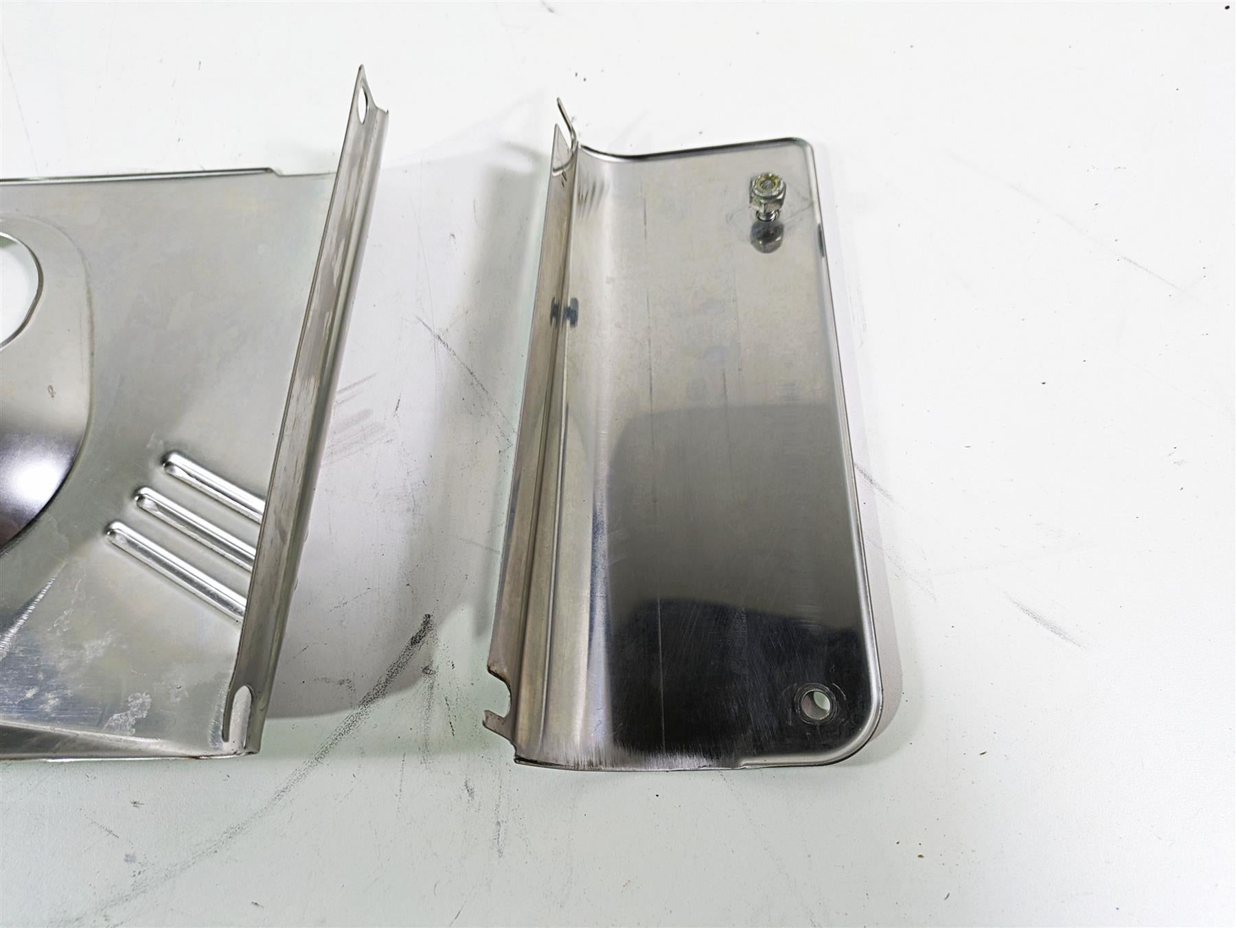 2008 Harley FLSTC Softail Heritage Headlight Head Light Cover Set 67808-86 {{ shop.shopifyCountryName }} - Mototech271