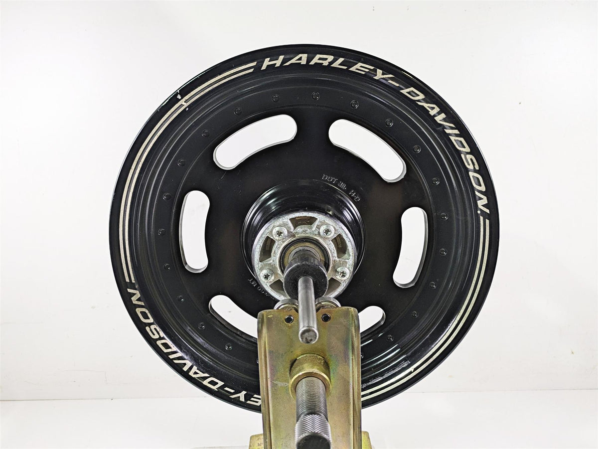 2015 Harley FXDF Dyna Fat Bob Front Wheel Rim Straight 16x3 Black 43300254 {{ shop.shopifyCountryName }} - Mototech271
