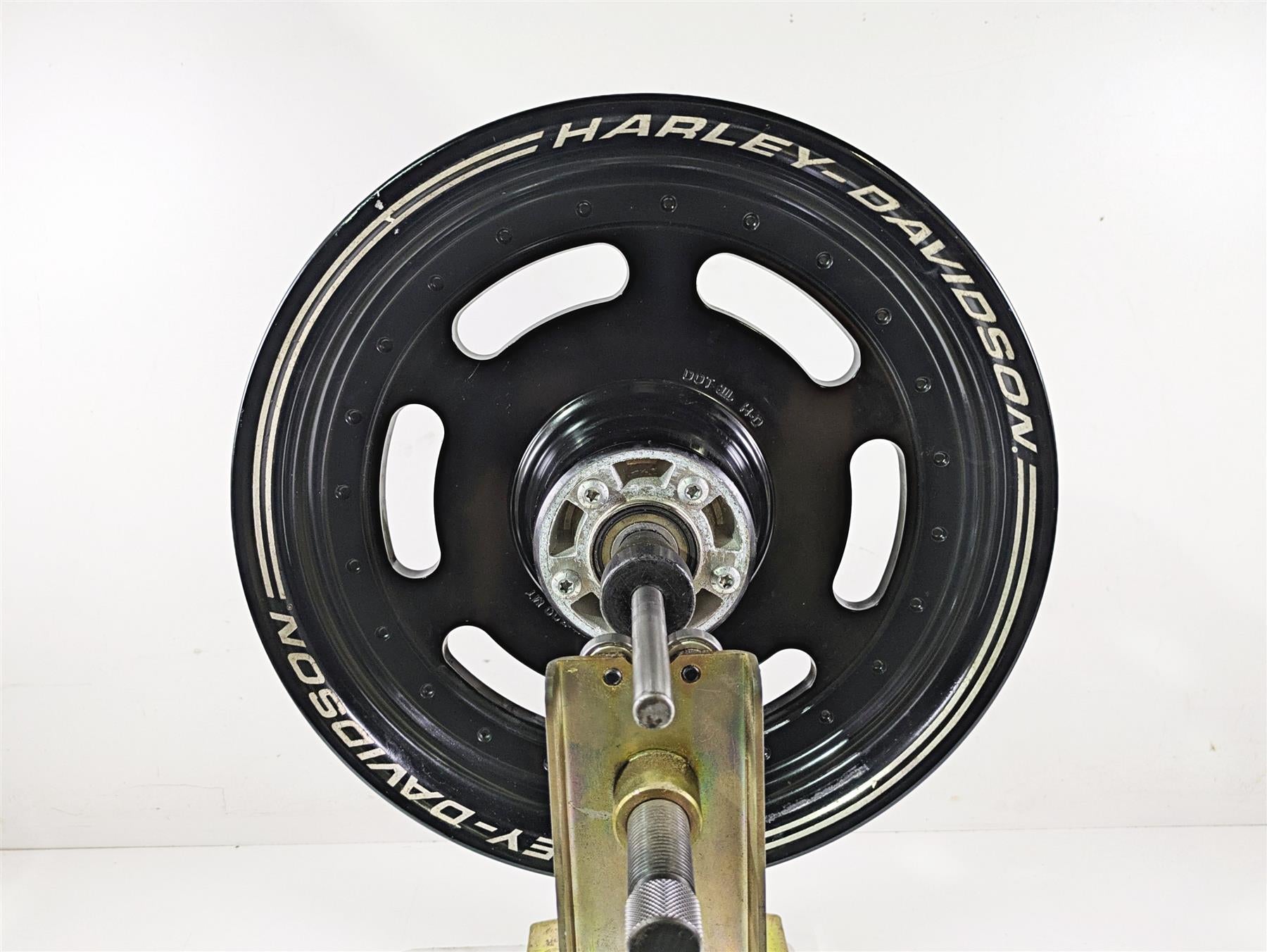 2015 Harley FXDF Dyna Fat Bob Front Wheel Rim Straight 16x3 Black 43300254 {{ shop.shopifyCountryName }} - Mototech271
