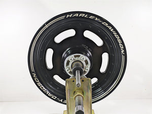 2015 Harley FXDF Dyna Fat Bob Front Wheel Rim Straight 16x3 Black 43300254