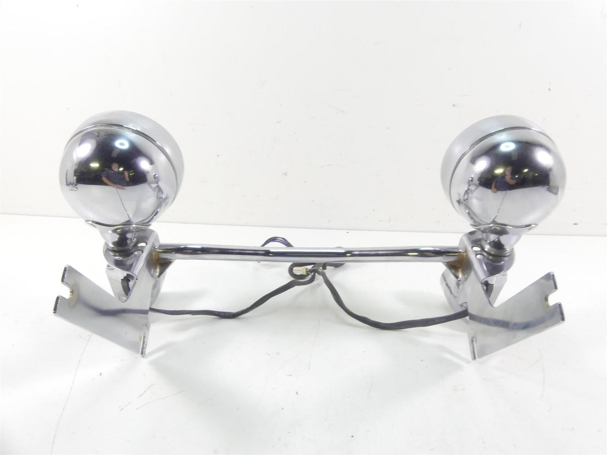 2002 Harley Touring FLHRCI Road King Front Chrome Spot Light Blinker 68712-94A {{ shop.shopifyCountryName }} - Mototech271