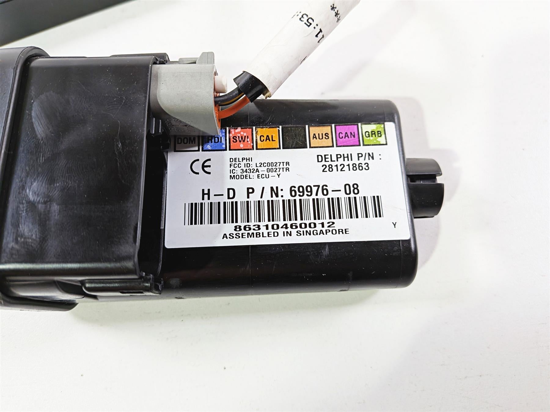 2011 Harley VRSCDX Night Rod Tssm Security Control Module & Fob Set 69976-08 {{ shop.shopifyCountryName }} - Mototech271