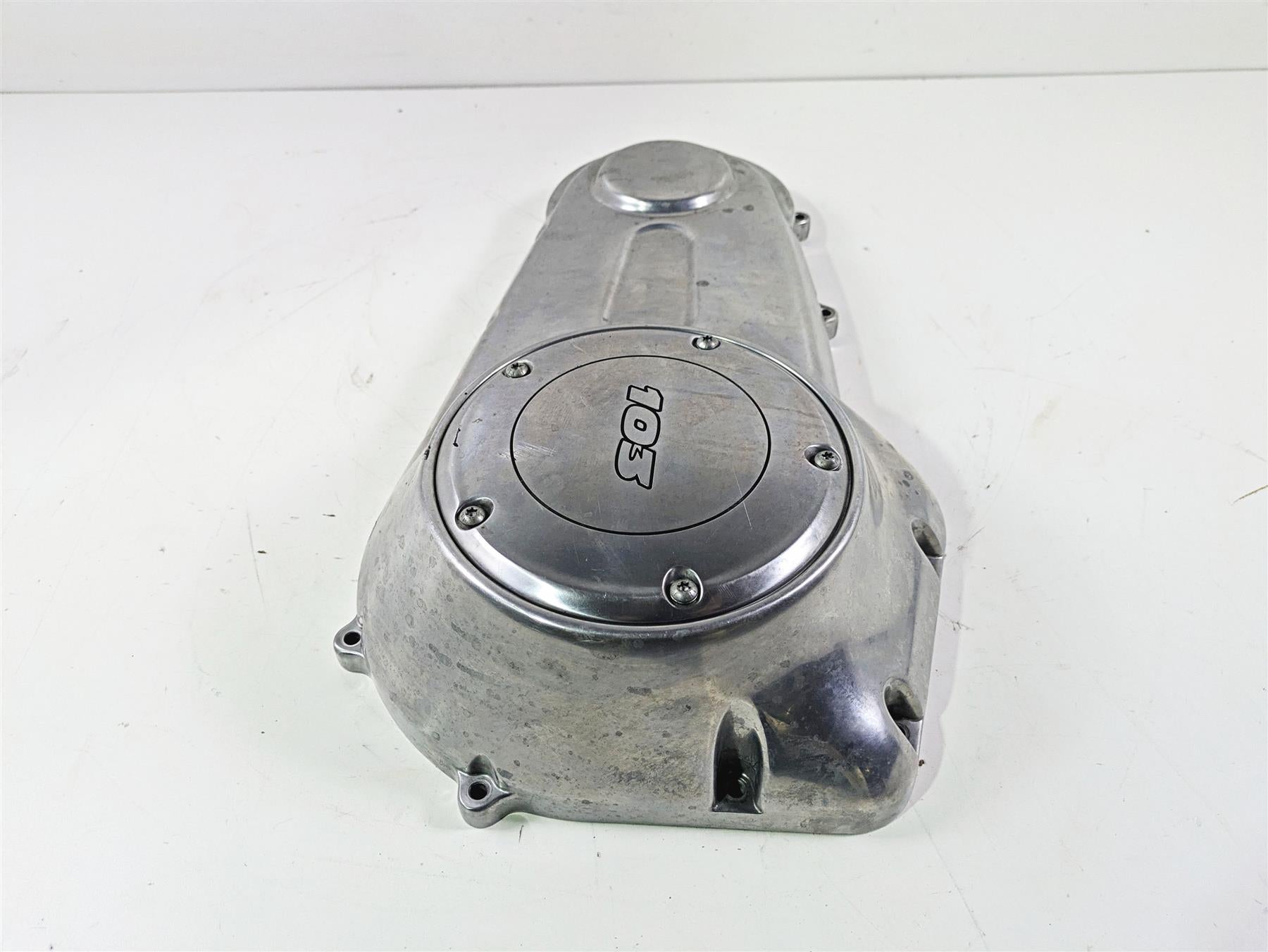 2014 Harley FLS Softail Slim Outer Primary Drive Clutch Cover 60784-06A {{ shop.shopifyCountryName }} - Mototech271